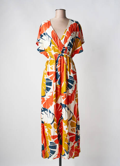 Rochie lungă portocaliu LOSAN femeie