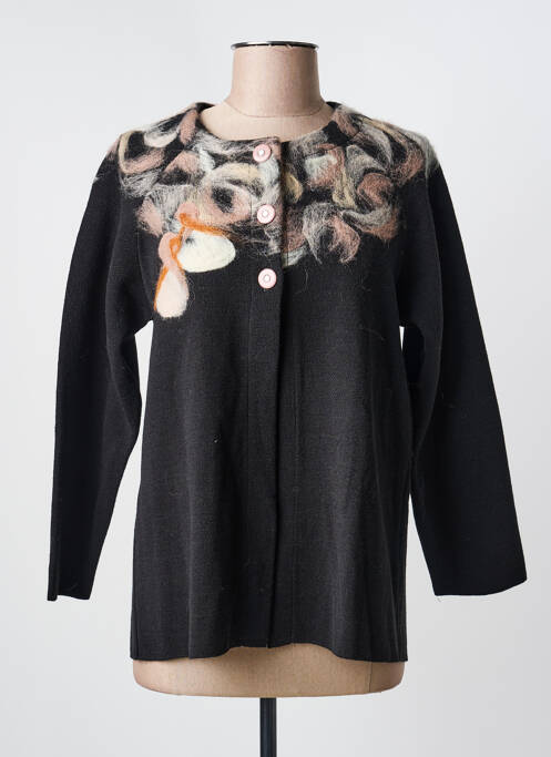 Vestă cu mâneci lungi negru NATURAL LIFE femeie