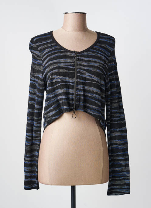 Vestă cu mâneci lungi negru DECA femeie