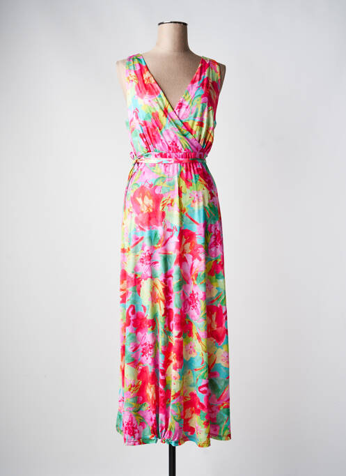 Rochie lungă roz GENUINE femeie