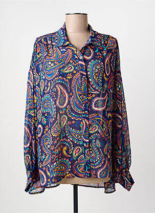 Cămașă țesătură crep mâneci lungi albastru MOLLY BRACKEN femme