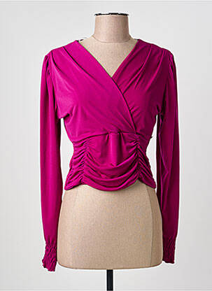 Top elasticitate mâneci lungi violet DINA & DESS femeie