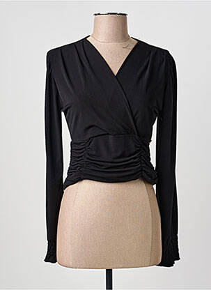 Top elasticitate mâneci lungi negru DINA & DESS femeie