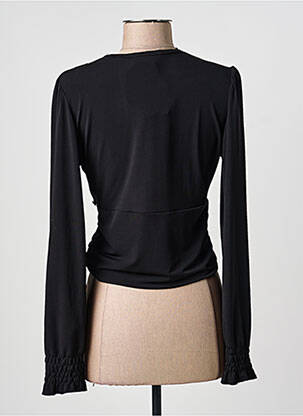 Top elasticitate mâneci lungi negru DINA & DESS femeie