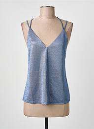 Top elasticitate fără mâneci albastru MOLLY BRACKEN femme