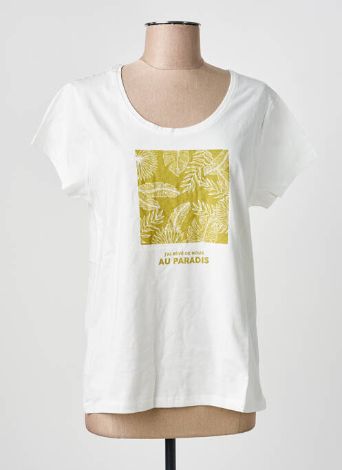 Tricou alb LOSAN femeie