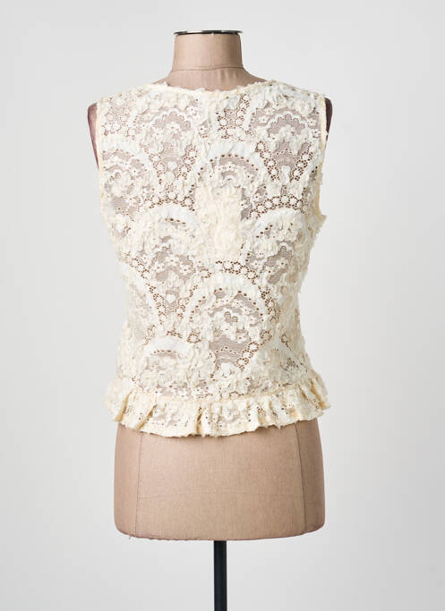 Top bej ENCANDILATA femeie