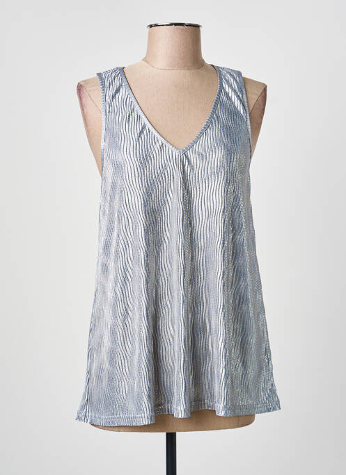 Top albastru MOLLY BRACKEN femeie