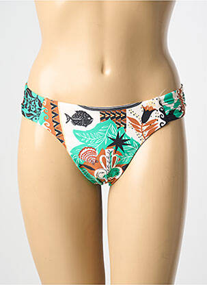 Chiloți de baie imprimeu fantezie chiloți verde SEAFOLLY femeie