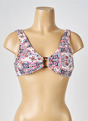 Sutien de costum de baie elasticitate top sutien modelat bej MOLLY BRACKEN femeie