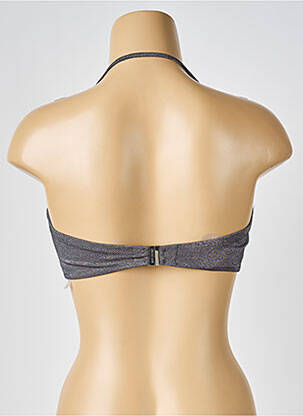 Sutien de costum de baie elasticitate top bentiță gri RED POINT femeie