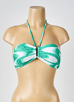 Sutien de costum de baie elasticitate top bentiță verde SEAFOLLY femeie