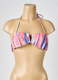 Sutien de costum de baie elasticitate top bentiță portocaliu MOLLY BRACKEN femme