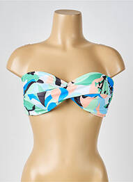 Sutien de costum de baie elasticitate top bentiță verde SEAFOLLY femeie