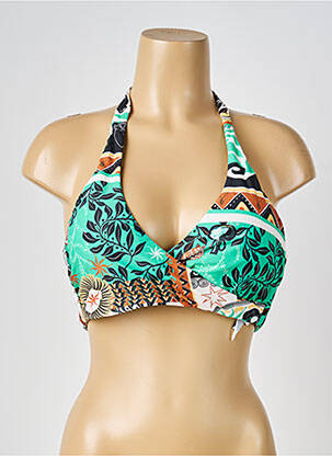 Sutien de costum de baie elasticitate top sutien modelat verde SEAFOLLY femeie