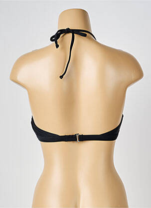 Sutien de costum de baie elasticitate top triunghiuri negru MOLLY BRACKEN femeie