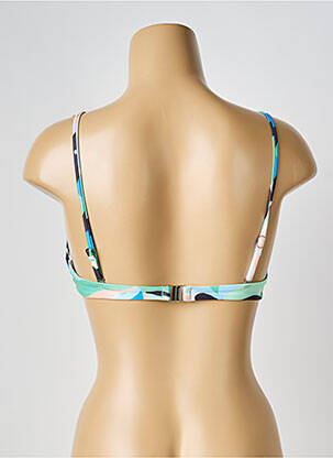 Sutien de costum de baie elasticitate top triunghiuri verde SEAFOLLY femeie