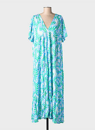 Rochie lungă verde BANDITAS FROM MARSEILLE femeie