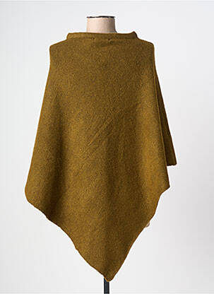 Poncho croială asimetrică verde B.YOUNG femeie