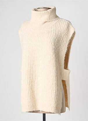 Pulover cu guler înalt bej MOLLY BRACKEN femeie