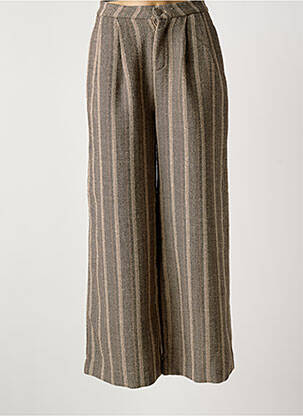 Pantalon larg maro MOLLY BRACKEN femeie