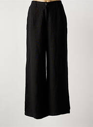 Pantalon larg închidere cu fermoar sub clapetă cu nasturi mărime normală negru PAKO LITTO femme