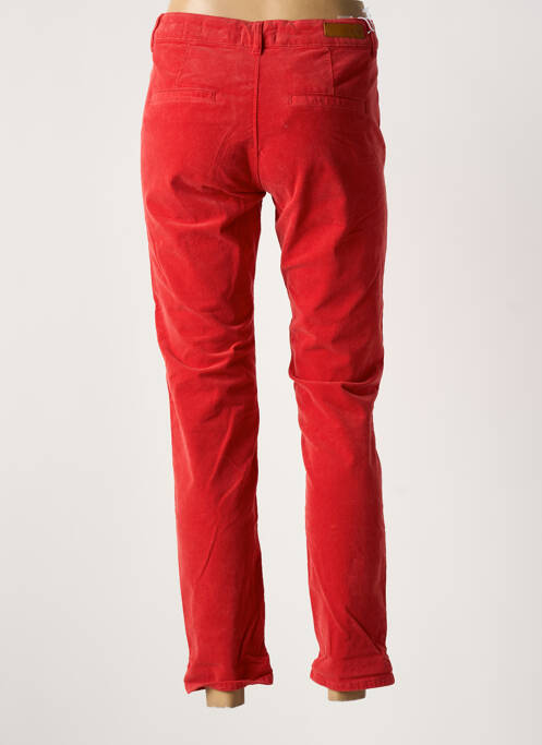 Pantalon chino roșu HAPPY femeie