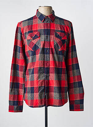 Cămașă cu mâneci lungi roșu PETROL INDUSTRIES bărbat