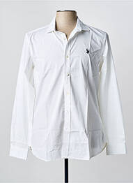 Cămașă cu mâneci lungi croială cambrată alb U.S. POLO ASSN homme