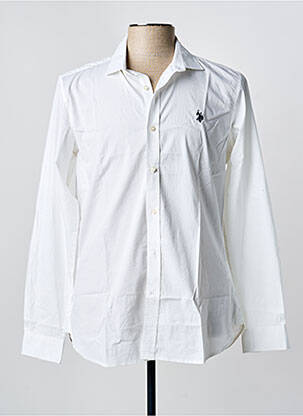 Cămașă cu mâneci lungi alb U.S. POLO ASSN bărbat