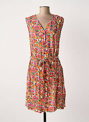 Rochie midi portocaliu JULIE GUERLANDE femeie