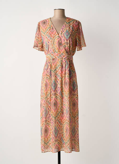 Rochie lungă bej JULIE GUERLANDE femeie