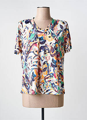 Top alb GENUINE femeie