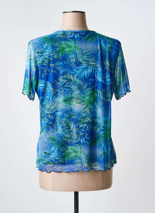 Top albastru QUATRE VINGT JOURS femeie