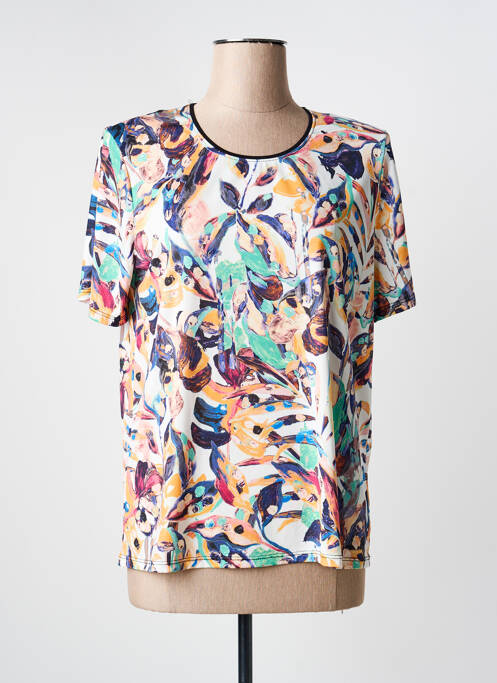 Top alb GENUINE femeie