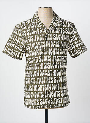 Cămașă cu mâneci scurte verde BLEND bărbat