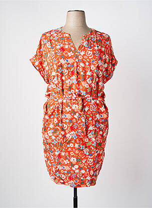 Rochie midi portocaliu TBS femeie