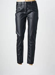 Pantalon slim buzunare negru JULIE GUERLANDE femme