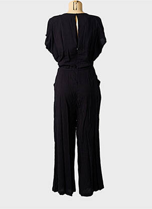 Salopetă-pantalon croială fluidă mâneci scurte negru B.YOUNG femeie