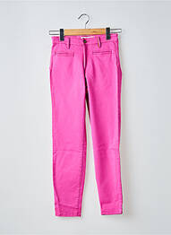 Pantalon 7/8 elasticitate mărime normală roz COUTURIST femme