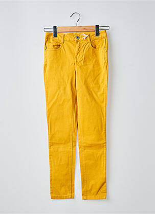 Pantalon slim galben LOLA ESPELETA femeie