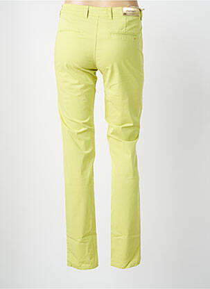 Pantalon chino țesătură poplin mărime normală verde COUTURIST femeie
