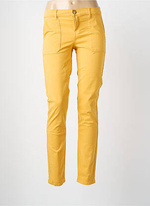 Pantalon chino galben LOLA ESPELETA femeie