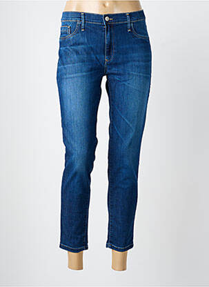 Blugi cu croială slim albastru DESGASTE femeie