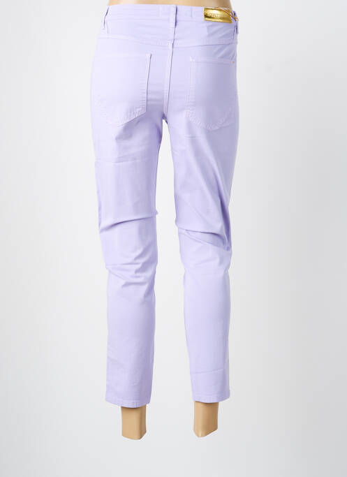 Blugi cu croială slim violet COUTURIST femeie