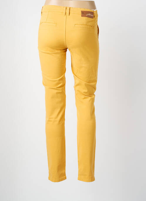 Pantalon chino galben LOLA ESPELETA femeie