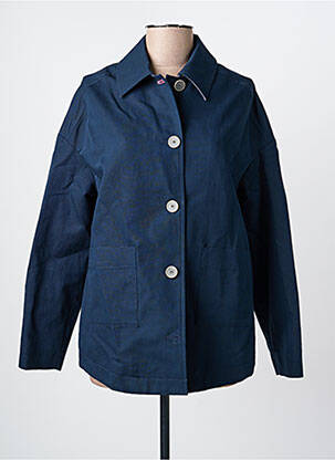 Trench buzunare fără glugă albastru TRENCH & COAT femeie