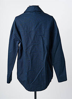 Trench buzunare fără glugă albastru TRENCH & COAT femeie