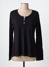 Top croială cambrată mâneci lungi negru LA FEE MARABOUTEE femme