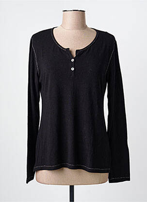 Top croială cambrată mâneci lungi negru LA FEE MARABOUTEE femme